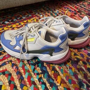 Adidas Blue and Pink Sneakers